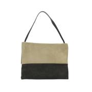 Pre-owned Suede celine-bags Celine Vintage , Beige , Dames