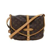 Pre-owned Canvas louis-vuitton-bags Louis Vuitton Vintage , Brown , Da...