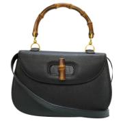 Pre-owned Leather gucci-bags Gucci Vintage , Black , Dames