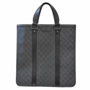 Pre-owned Canvas totes Gucci Vintage , Black , Dames