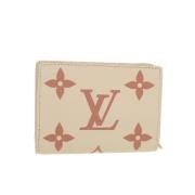 Pre-owned Canvas wallets Louis Vuitton Vintage , White , Dames