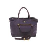 Pre-owned Nylon handbags Prada Vintage , Purple , Dames