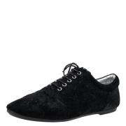 Pre-owned Suede sneakers Louis Vuitton Vintage , Black , Dames