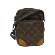 Pre-owned Canvas louis-vuitton-bags Louis Vuitton Vintage , Brown , Da...