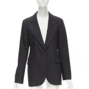 Pre-owned Wool outerwear Dior Vintage , Black , Dames