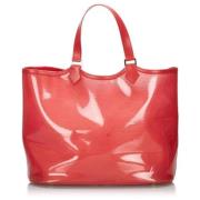 Pre-owned Draagtas Louis Vuitton Vintage , Red , Dames