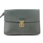 Tweedehands koppeling Louis Vuitton Vintage , Green , Dames