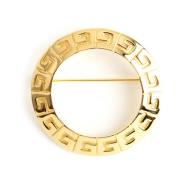 hoop brooch Givenchy Pre-owned , Yellow , Dames