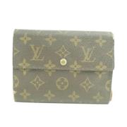 Tweedehands canvas portemonnee - Redelijke staat Louis Vuitton Vintage...