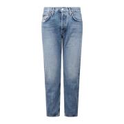 Cropped straight-leg jeans Agolde , Blue , Dames