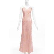 Pre-owned Wool dresses Dior Vintage , Pink , Dames