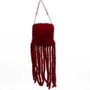 Pre-owned Fabric crossbody-bags Bottega Veneta Vintage , Red , Dames