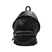 Pre-owned Leather backpacks Saint Laurent Vintage , Black , Dames