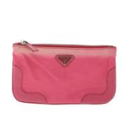 Pre-owned Fabric clutches Prada Vintage , Pink , Dames