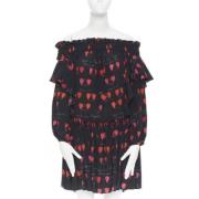 Pre-owned Silk dresses Alexander McQueen Pre-owned , Black , Dames