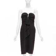 Pre-owned Acetate dresses Dior Vintage , Black , Dames