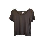 Pre-owned Fabric tops Armani Pre-owned , Brown , Dames