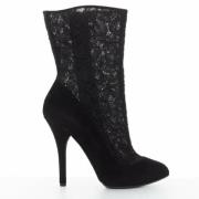 Pre-owned Suede boots Dolce & Gabbana Pre-owned , Black , Dames