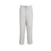 Pre-owned Fabric bottoms Hermès Vintage , Gray , Dames