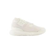 Off White Leren Sneakers Y-3 , White , Dames