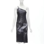 Pre-owned Viscose dresses Gucci Vintage , Gray , Dames