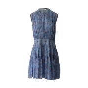 Pre-owned Silk dresses Chloé Pre-owned , Blue , Dames