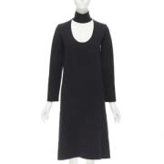 Pre-owned Viscose dresses Bottega Veneta Vintage , Black , Dames