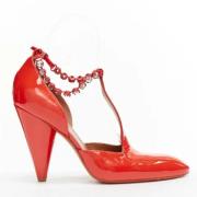 Pre-owned Leather heels Celine Vintage , Red , Dames