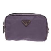 Pre-owned Fabric clutches Prada Vintage , Purple , Dames