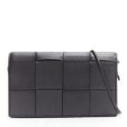 Pre-owned Leather shoulder-bags Bottega Veneta Vintage , Black , Dames