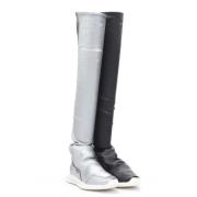 Pre-owned Leather boots Rick Owens Pre-owned , Black , Dames