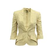 Pre-owned Cotton outerwear Alexander McQueen Pre-owned , Beige , Dames