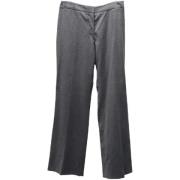 Pre-owned Wool bottoms Alexander McQueen Pre-owned , Gray , Dames