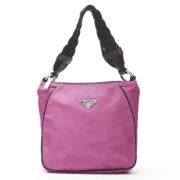 Pre-owned Nylon prada-bags Prada Vintage , Pink , Dames