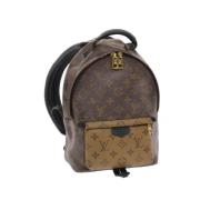 Pre-owned Canvas backpacks Louis Vuitton Vintage , Brown , Dames