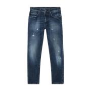 Slim-Fit Dian Jeans voor Mannen Dondup , Blue , Heren