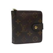 Pre-owned Canvas wallets Louis Vuitton Vintage , Brown , Dames