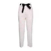 Gestreepte Broek Manila Grace , White , Dames