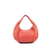 Pre-owned Leather shoulder-bags Bottega Veneta Vintage , Orange , Dame...