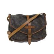 Pre-owned Canvas louis-vuitton-bags Louis Vuitton Vintage , Brown , Da...