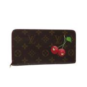 Pre-owned Canvas wallets Louis Vuitton Vintage , Brown , Dames