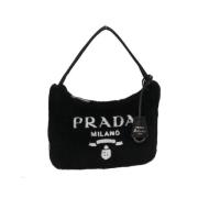 Pre-owned Fur handbags Prada Vintage , Black , Dames