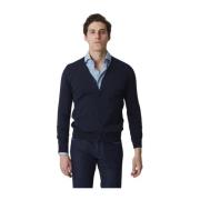 Heren Cardigan Alpha Studio , Blue , Heren