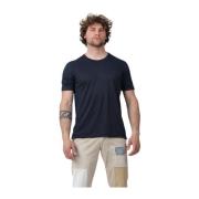 Crew Neck T-Shirt Gran Sasso , Blue , Heren