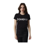 Casual T-Shirt Dondup , Black , Dames