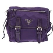 Pre-owned Fabric prada-bags Prada Vintage , Purple , Dames