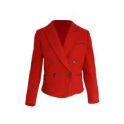 Pre-owned Wool outerwear Chloé Pre-owned , Red , Dames