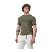 Casual T-Shirt Dondup , Green , Heren