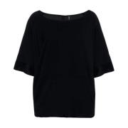 Stijlvolle T-Shirt Manila Grace , Black , Dames