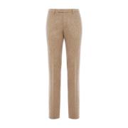 Beige Chino Broek van Virgin Wol Boglioli , Beige , Heren